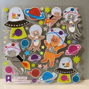 Pipsticks Meow-Ter Space Stickers